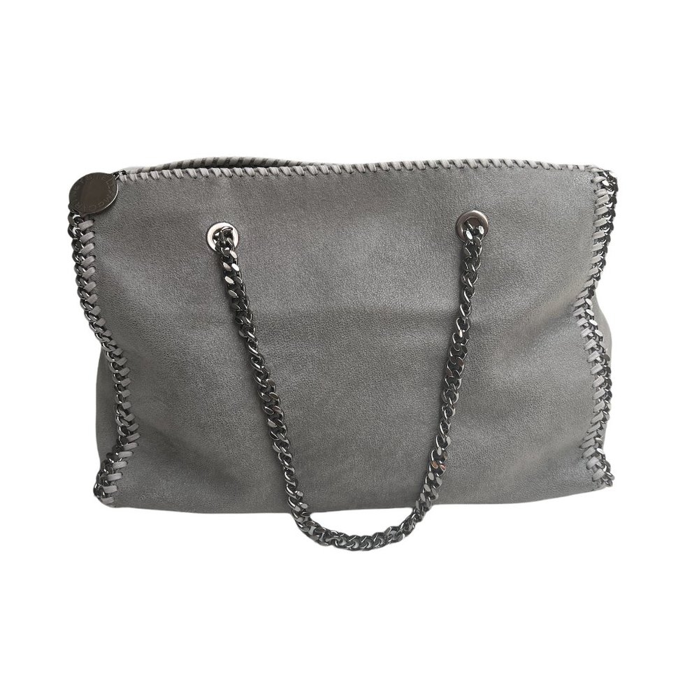 Stella McCartney Grey Vegan Suede Tote - Picture 3 of 11